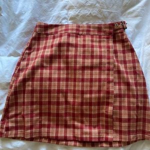 BRAND NEW PLAID BRANDY SKIRT